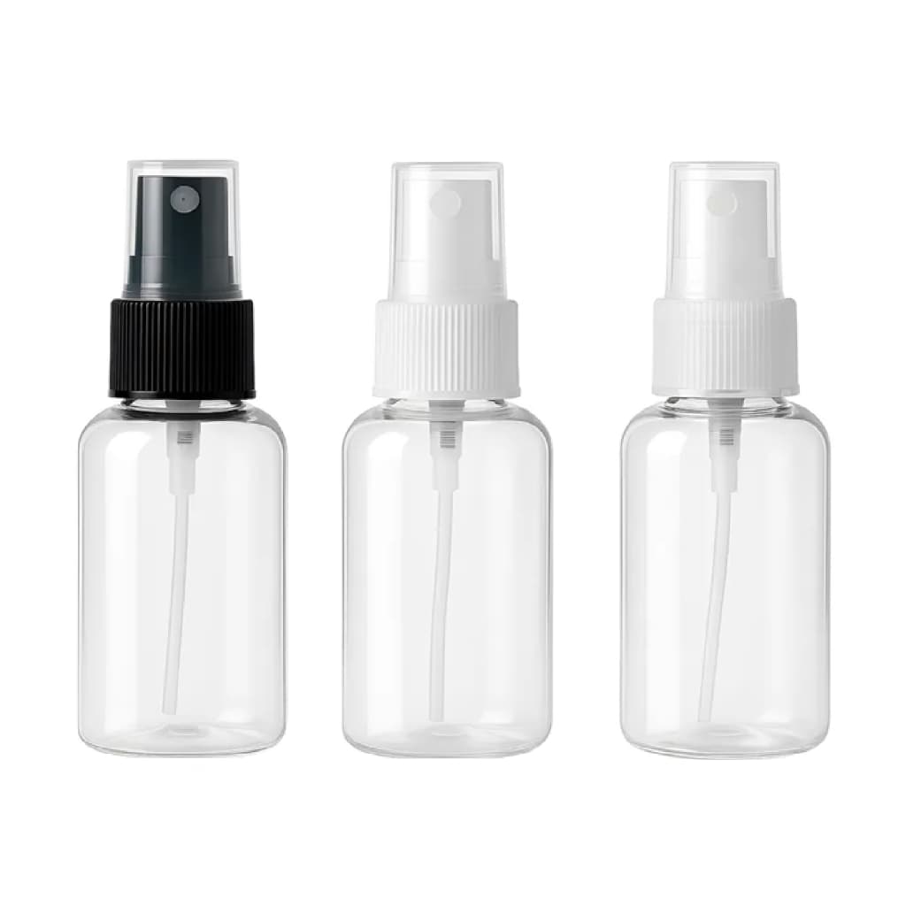 20 Frascos Plástico Pet Oval 30ml Válvula Spray Para Perfume