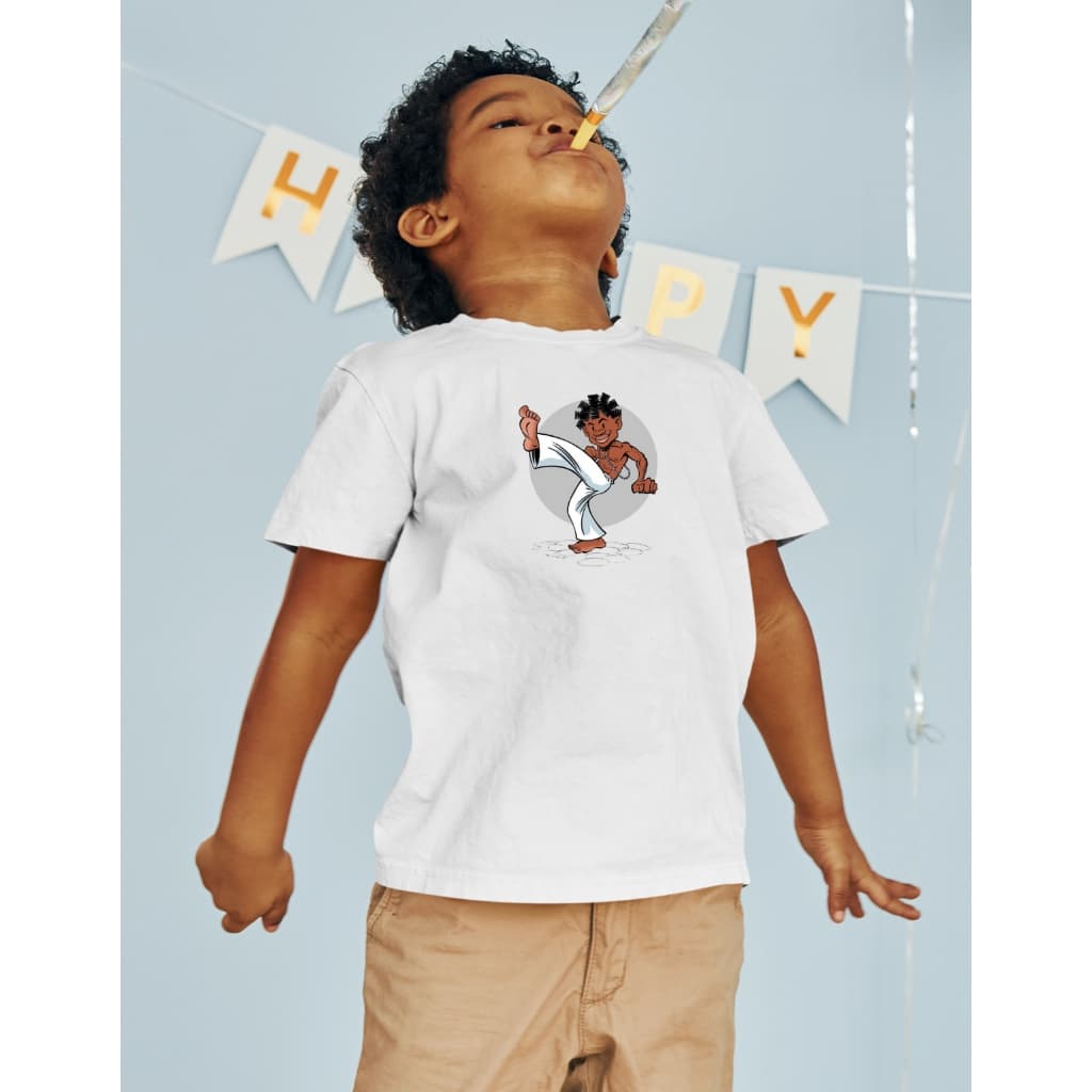 Roupa Infantil Capoeira Luta Arte Berimbau Dança Música Lutador