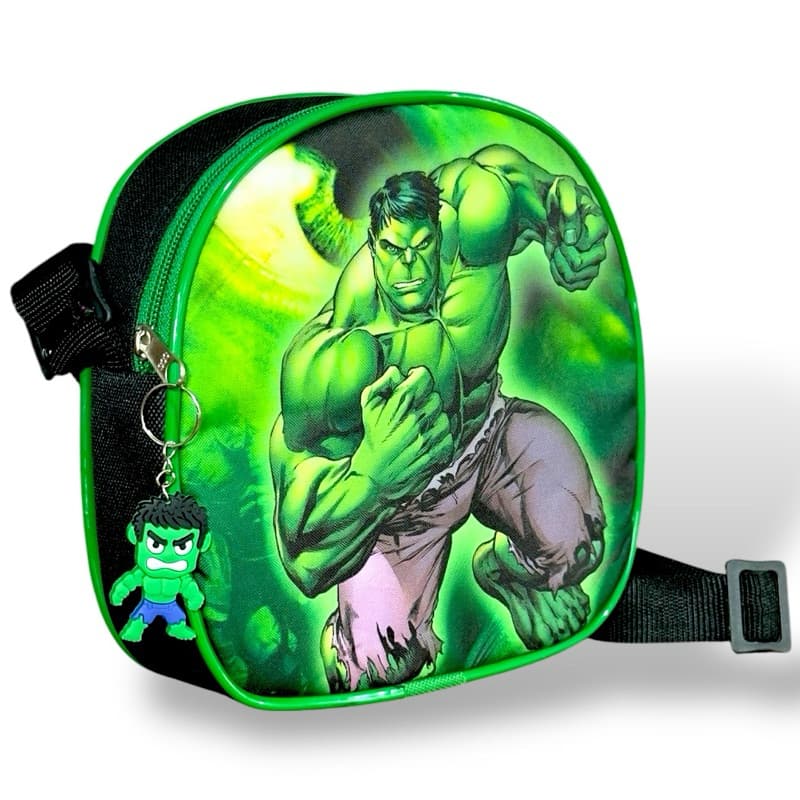 BOLSA INFANTIL HULK - BAG INFANTIL MENINO HERÓIS DIVERSOS PERSONAGENS