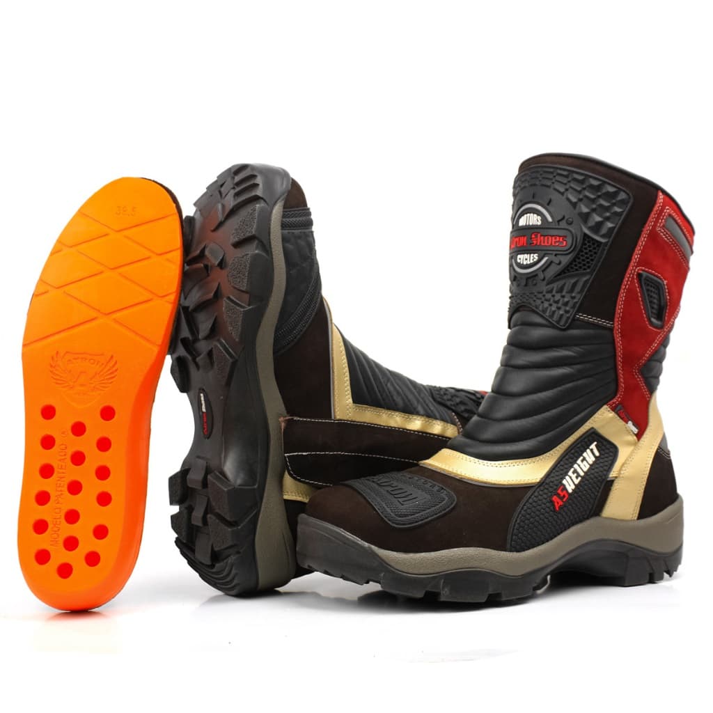 Bota Motociclista Com Palmilha que Aumenta 9Cm Exclusivo No Brasil