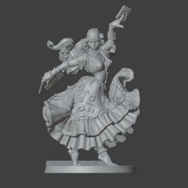 Miniatura de Cigana ( modelo 5) SEM PINTURA