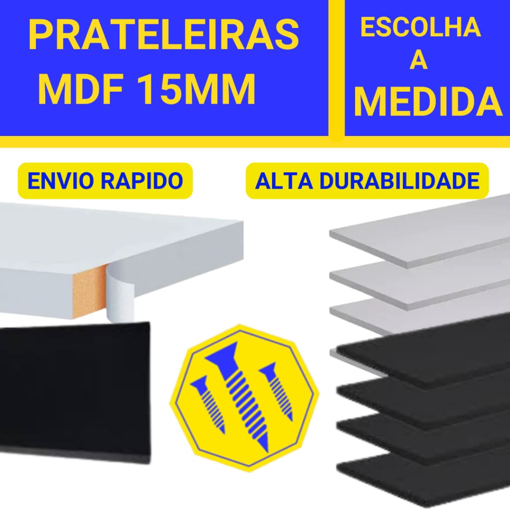 Prateleiras Branca MDF prateleiras parede