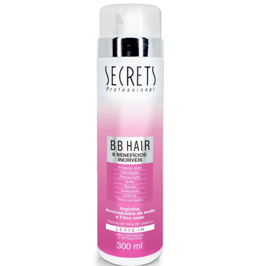 Leave-in Secrets Professional 300ml BB Hair – Hidratação e Finalização