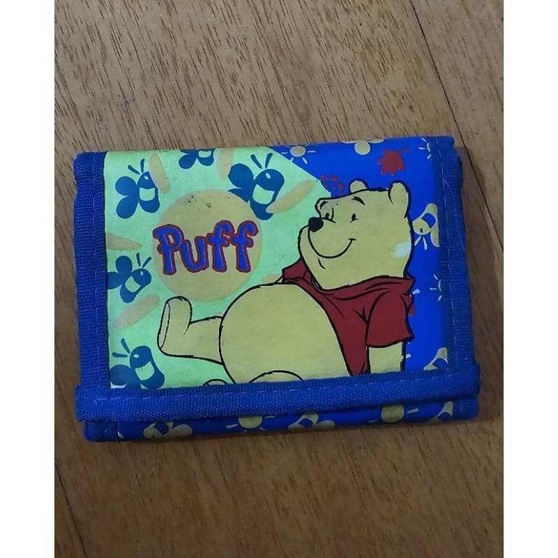 Antiga carteira velcro Disney ursinho Puff