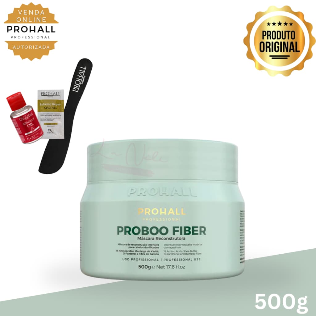 Máscara de Reconstrução Proboo Fiber Prohall 500g