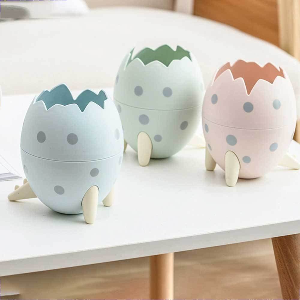 Porta-Canetas Ovo de Dinossauro Divertido Organizador de Mesa Criativo e Divertido