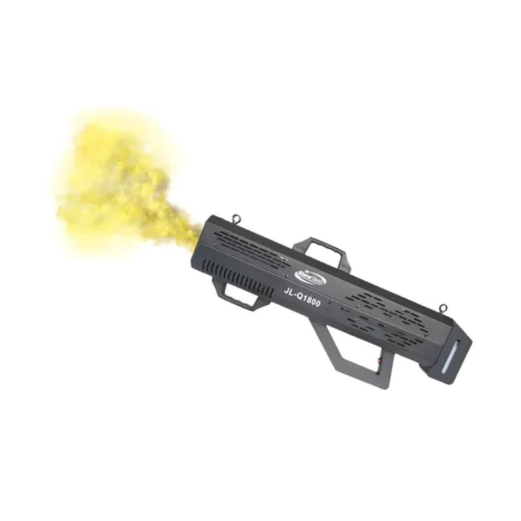 Máquina Jato Fumaça De Mão 1800w 6 Leds Rgb 220v + Liquido