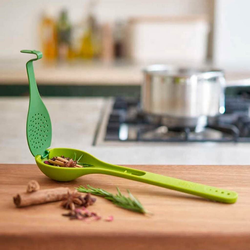 KIT 2 Colher Culinária Infusora de Alimentos Para Temperos e Condimentos Resistente a Altas Temperaturas