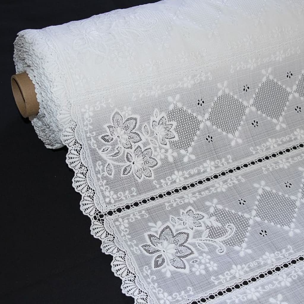 Caminho De Mesa Trilho Renda 2,50mtsX0,50cm Pvc Plástico