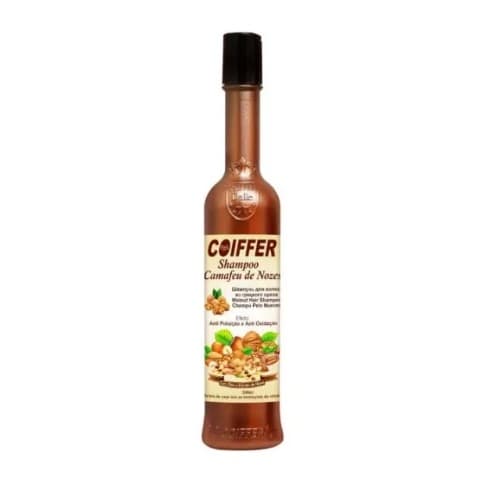 Shampoo Camafeu De Nozes Coiffer 300ml Cabelos Quebrados