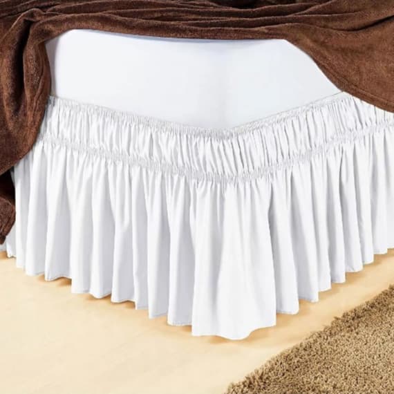 Saia Para Cama Box Casal Padrao Com Dois Elasticos