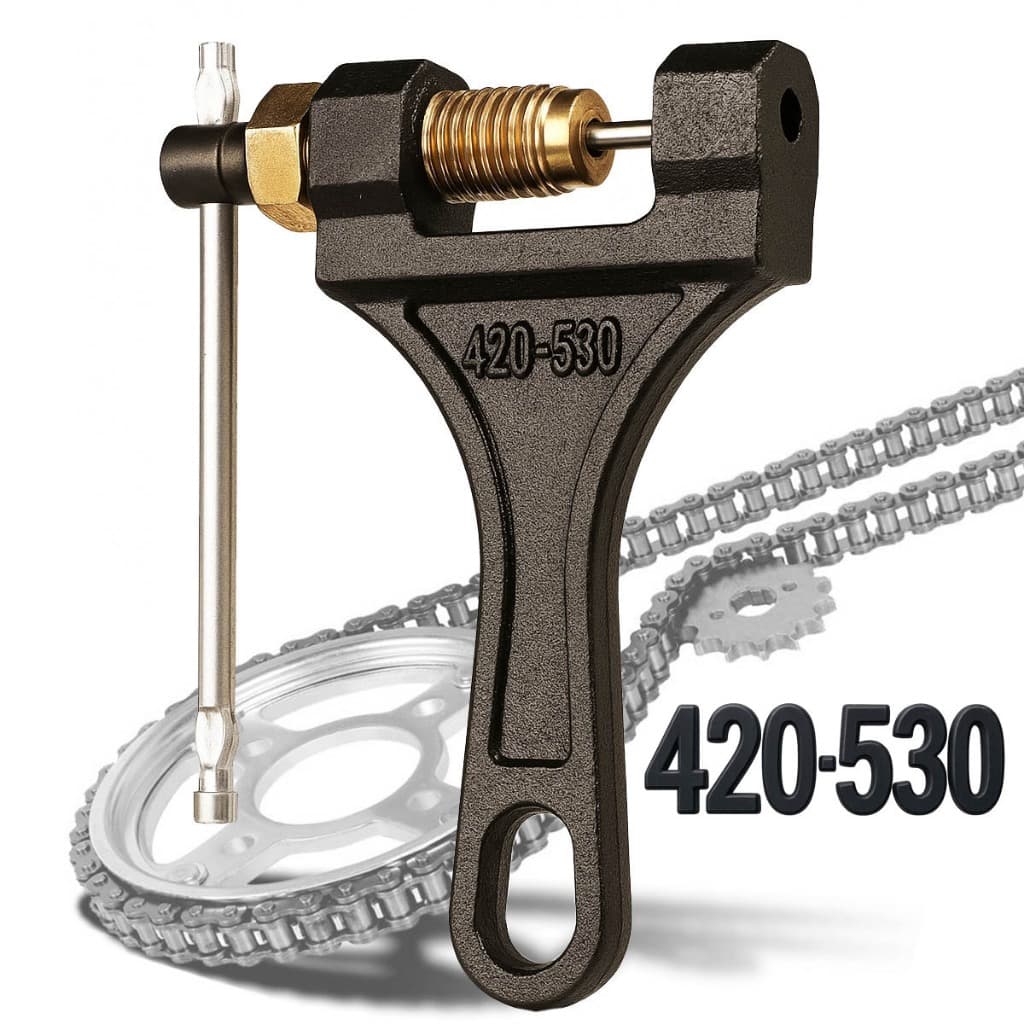 Chave Extrator Sacador De Corrente de Moto Pino Tamanho 420/530