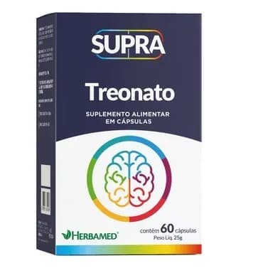 Supra Magnésio Treonato - 60 Cápsulas - Herbamed