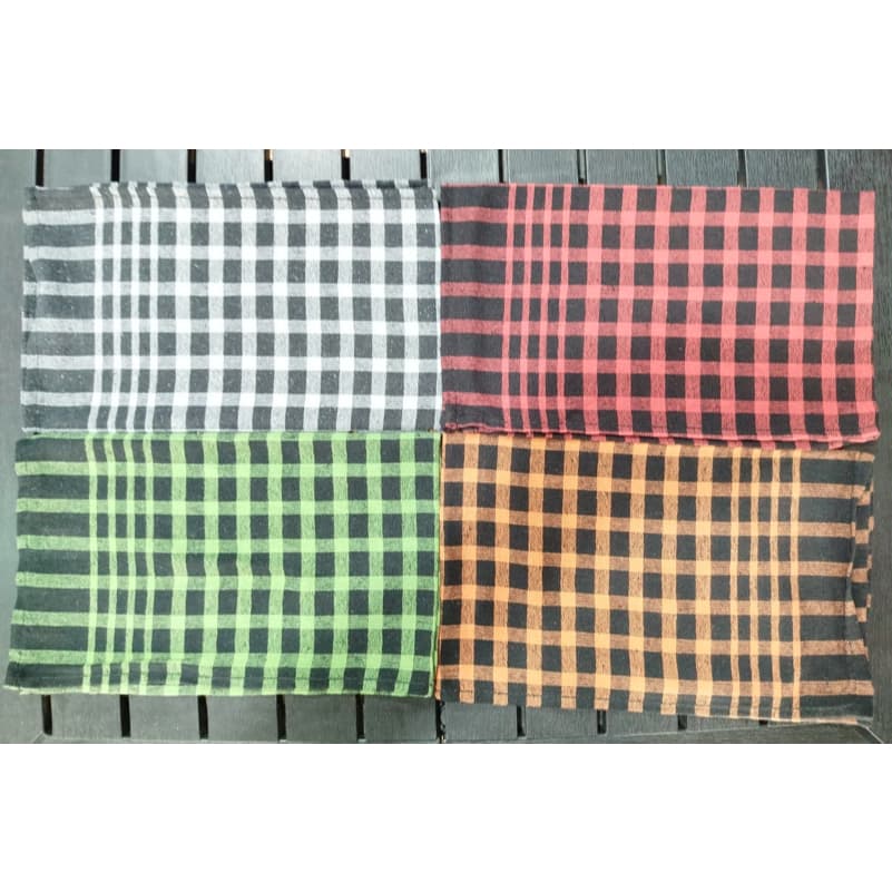 Pacote com 12 Unidades de Panos de Copa Alice – 40 x 68 cm – Cores Sortidas – Toalhas Bruns
