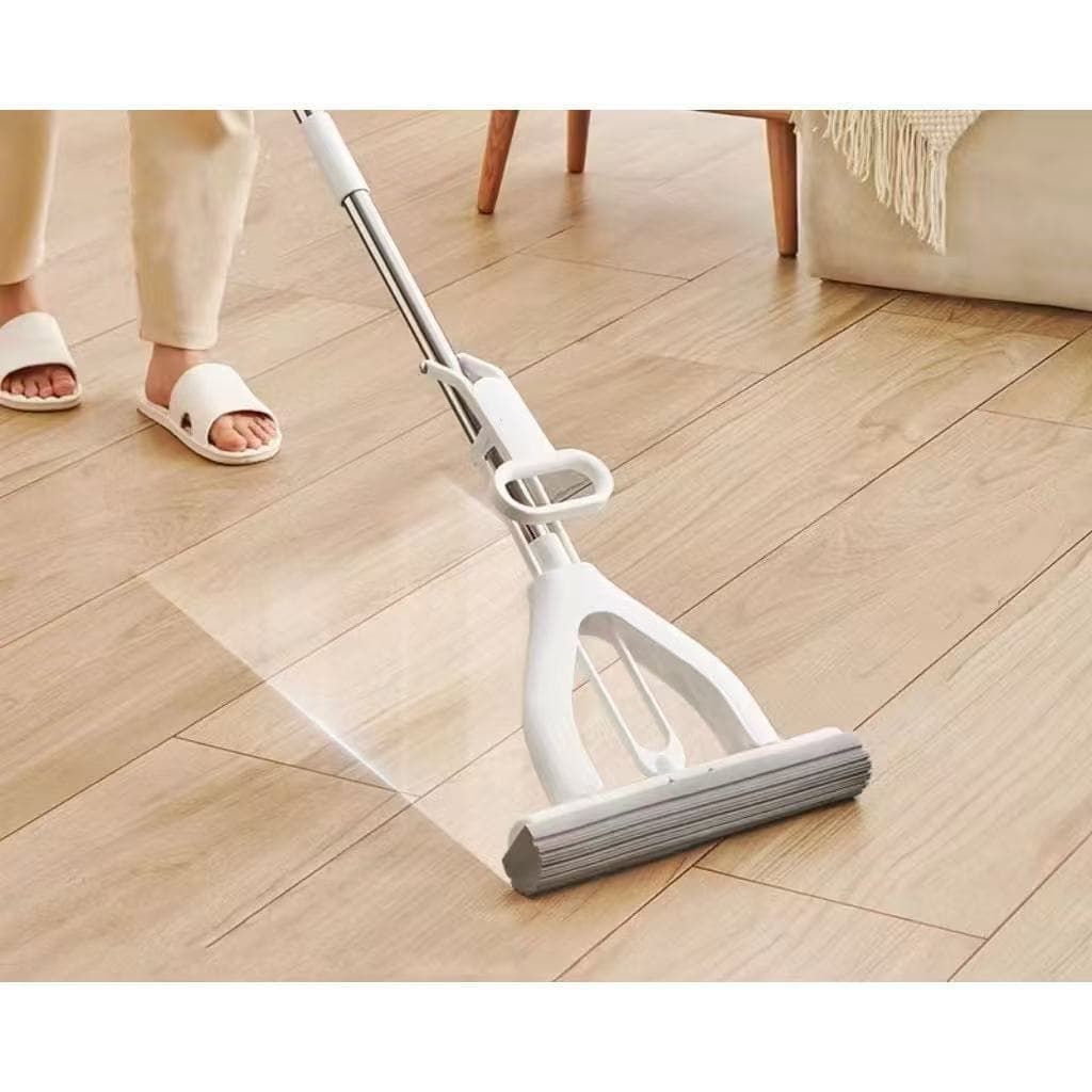 Mop Rodo Esponja PVA Comprimento Mágico Dobrável Esfregão Para Limpeza Geral