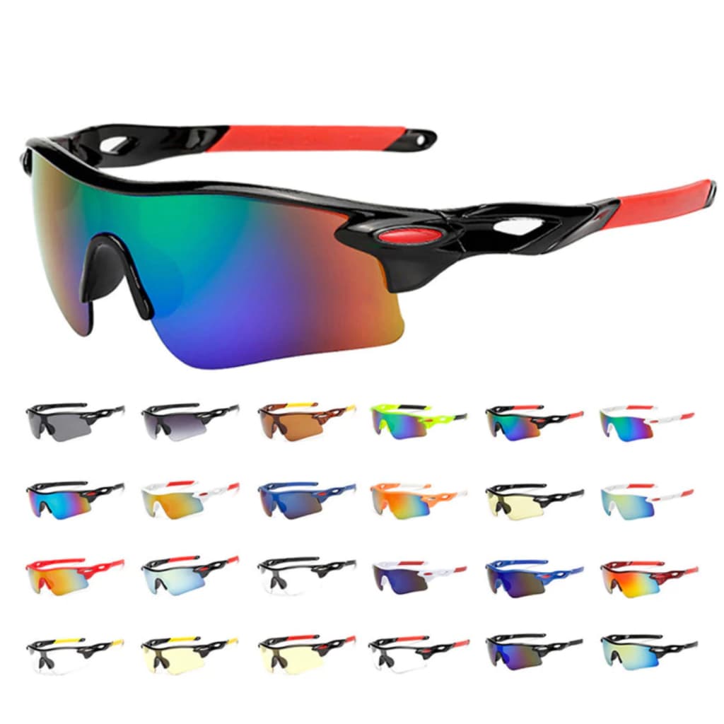 Óculos Ciclismo Esportivo Sol Bike Proteção Sol Uv 400 Corrida Beach Tênis Ar Livre
