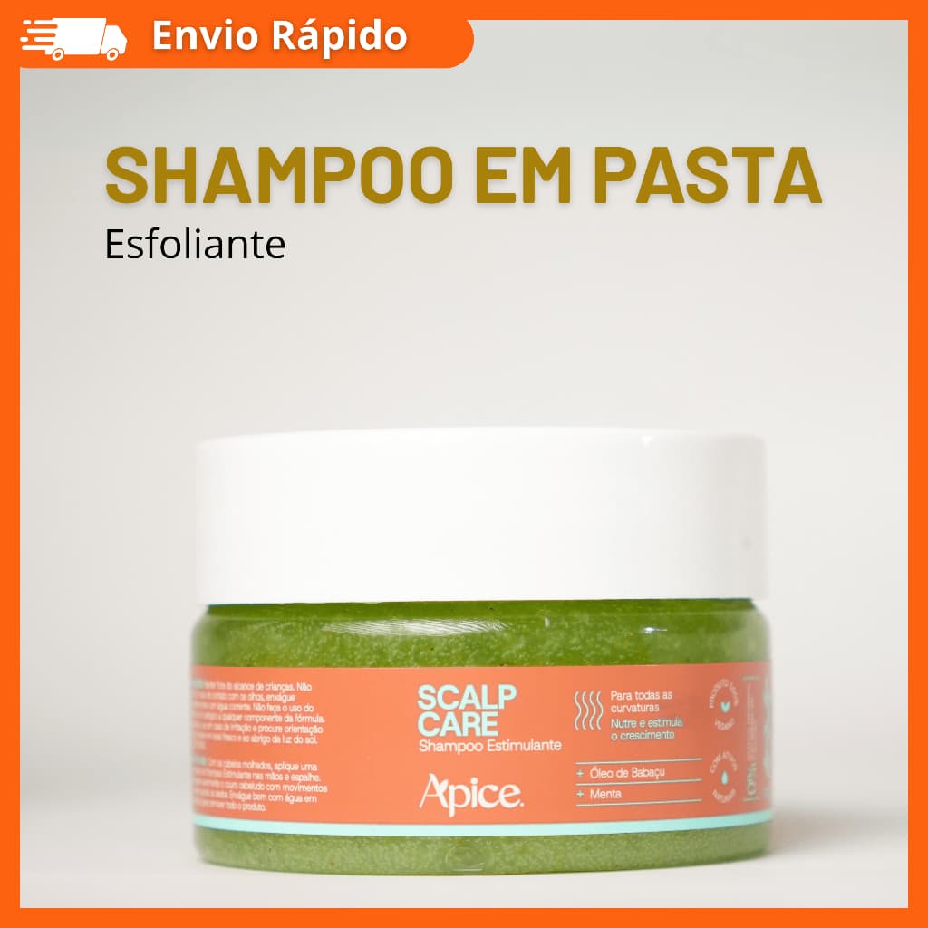 Shampoo Anticaspa Shampoo Detox 250G Scalp Care Apice Esfoliante Capilar Apse Scalp Care APICE