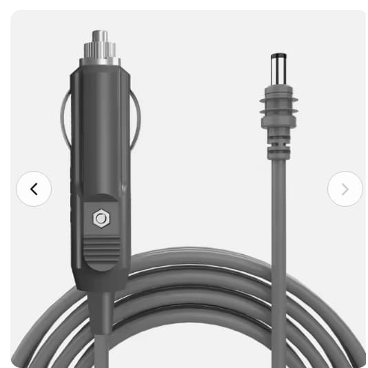 2m porta de carregamento do carro para starlink mini para cabo de carregamento dc carregador de carro cabo de alimenta