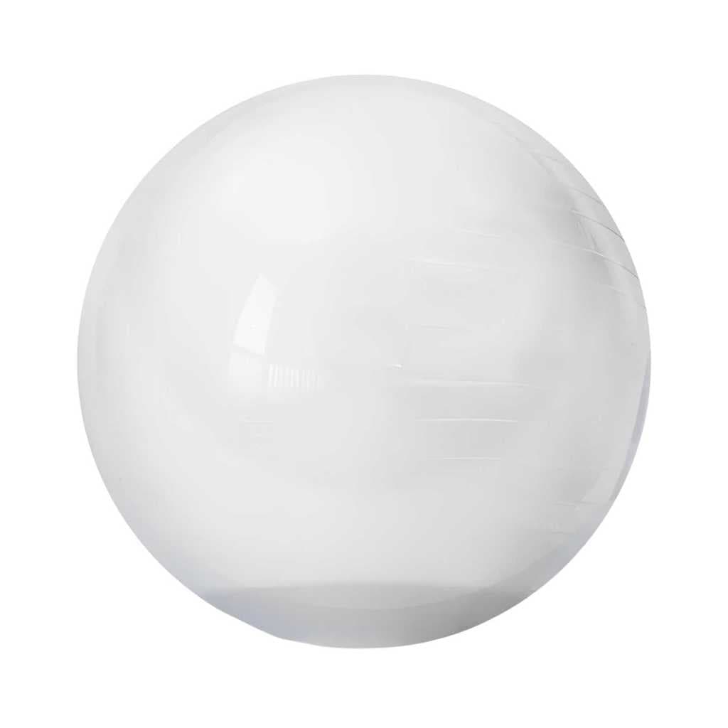 Bola Suíça para Pilates Yoga Fisioterapia Alongamento Transparente 75 cm