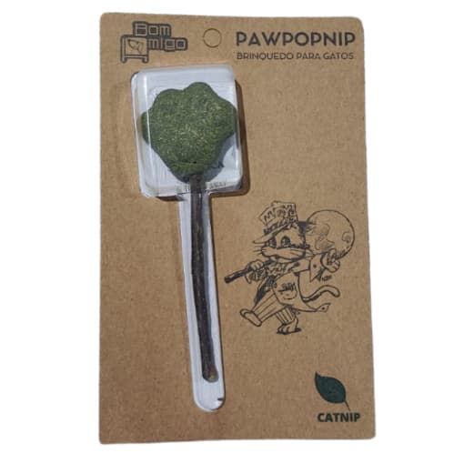 Brinquedo para Gatos Pawpopnip com Catnip - Qualidade Premium - Envio Imediato- W14102
