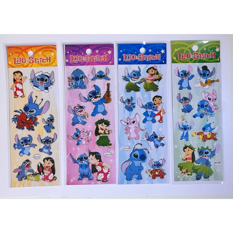 Lili & Stitch Cartelas Adesivos infantil