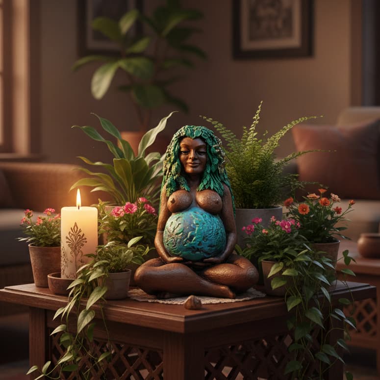 Gaia Deusa da Terra - A MÃE TERRA EM SUA CASA