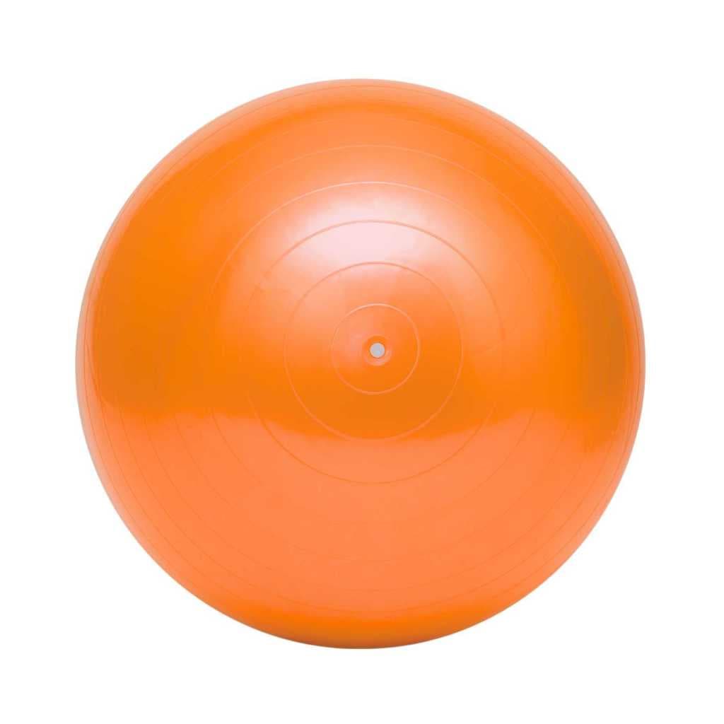 Bola Pilates Ginástica 75cm Yoga Fisioterapia Fitness Alongamento Laranja Suporta 200kg
