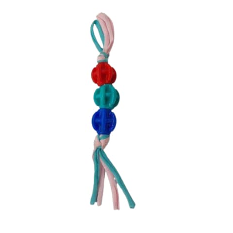 Brinquedo Pet Tríade com Corda Colorida - Qualidade Premium - Envio Imediato- W12099