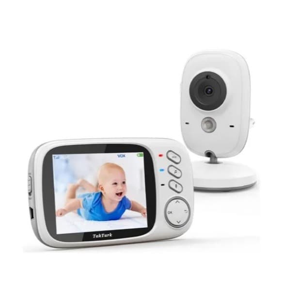 Câmera Baba Eletrônica VB603 Com Monitor Visão Noturna, Câmera c/ Audio Sensor de Temperatura
