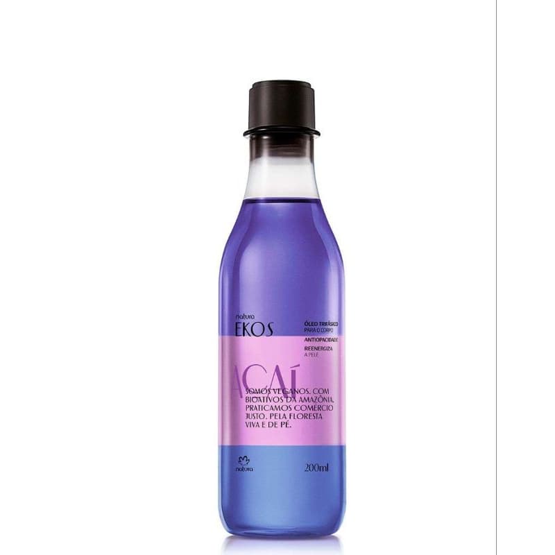 Natura Ekos Açaí Óleo Trifásico corporal, 200ml