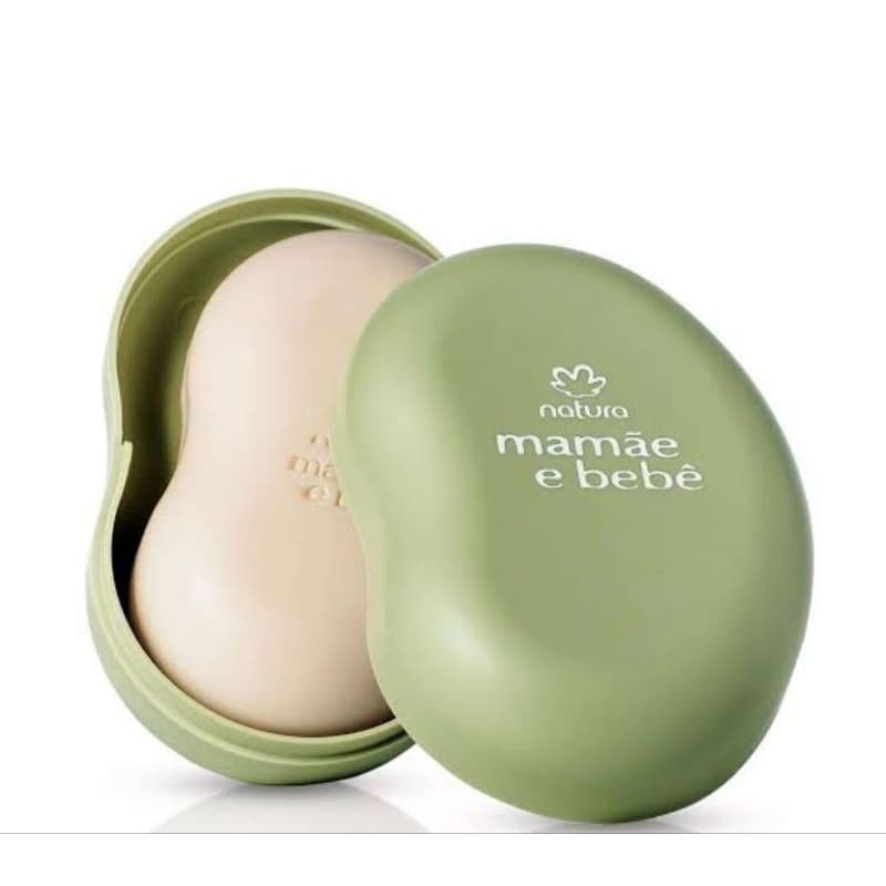 Natura Mamãe e Bebê Sabonete com saboneteira, 100g