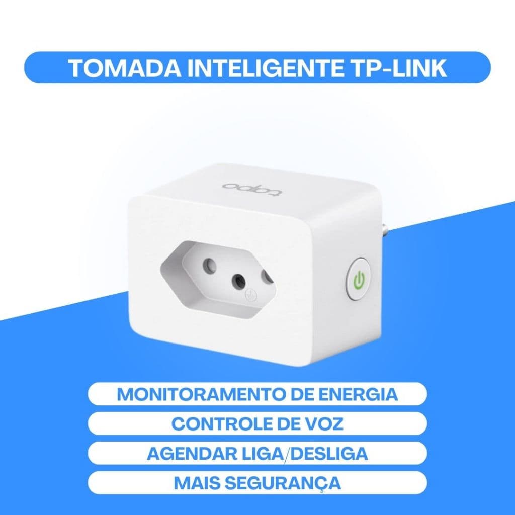TOMADA INTELIGENTE TP-LINK TAPO P110 COM WI-FI BIVOLT