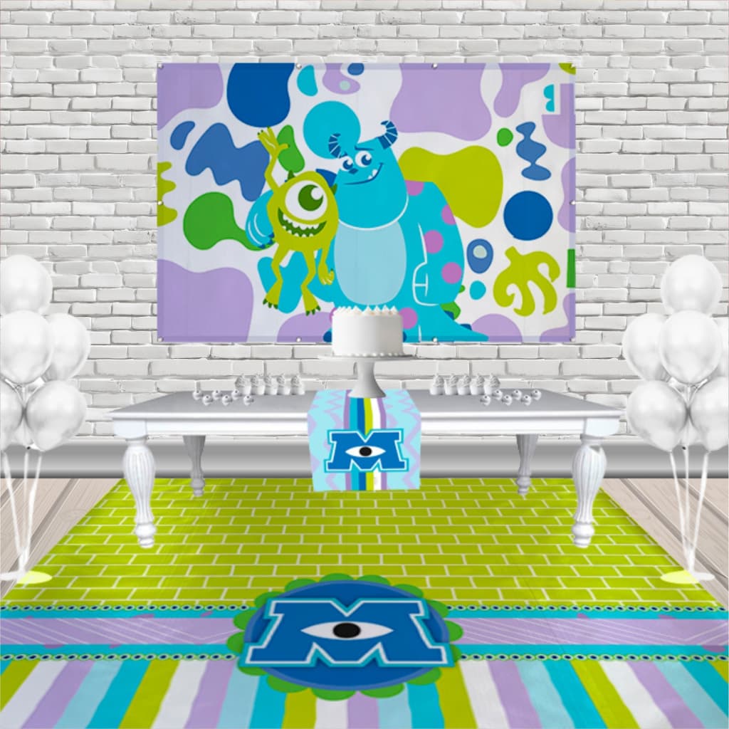 Kit Festa Diversos Temas Decoração De Aniversário Cenário de Chão, Painel E Mesa