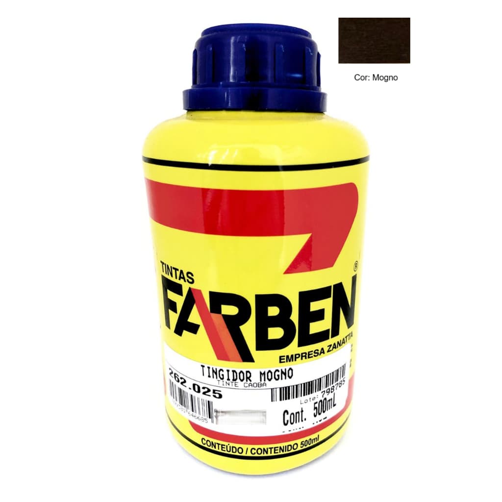 Tingidor de Madeira - Mogno 262.025 - Farben 500 ml
