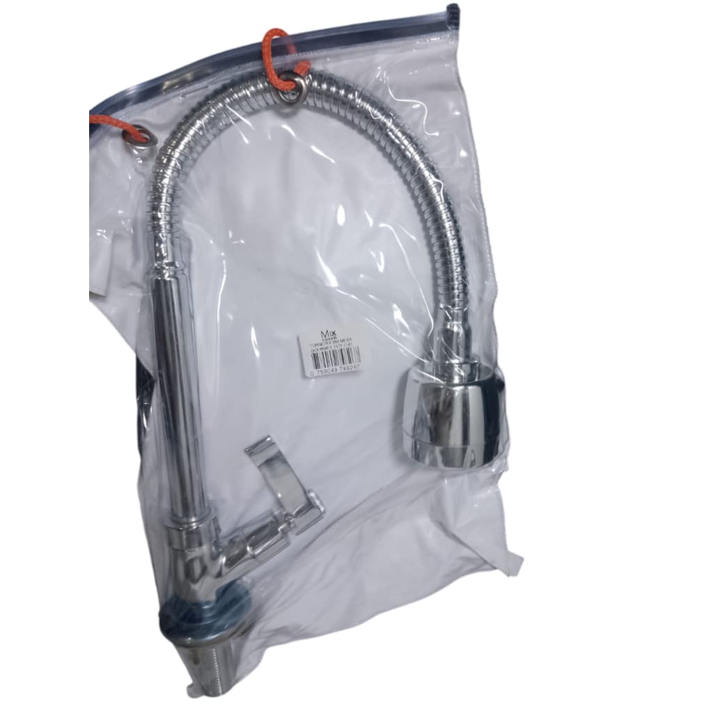 Torneira Gourmet Para Pia Cozinha Mesa Bancada Luxo 1/4 Cromada Brilhante
