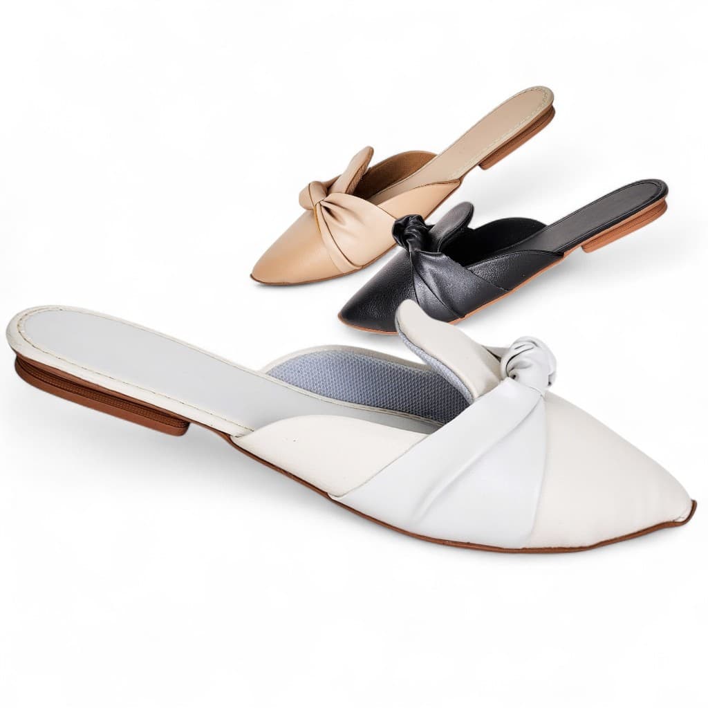 Kit 3 Mule NÓ Feminino Elegante Moderno Casual Confortável Leve Macio Tendência Fashion