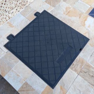 Tampa De Cisterna Reservatório Água 50x50cm Bloqueia Insetos