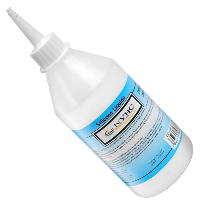 Cola de Silicone Líquida para Artesanato / Cola Fria 250ml/100ml