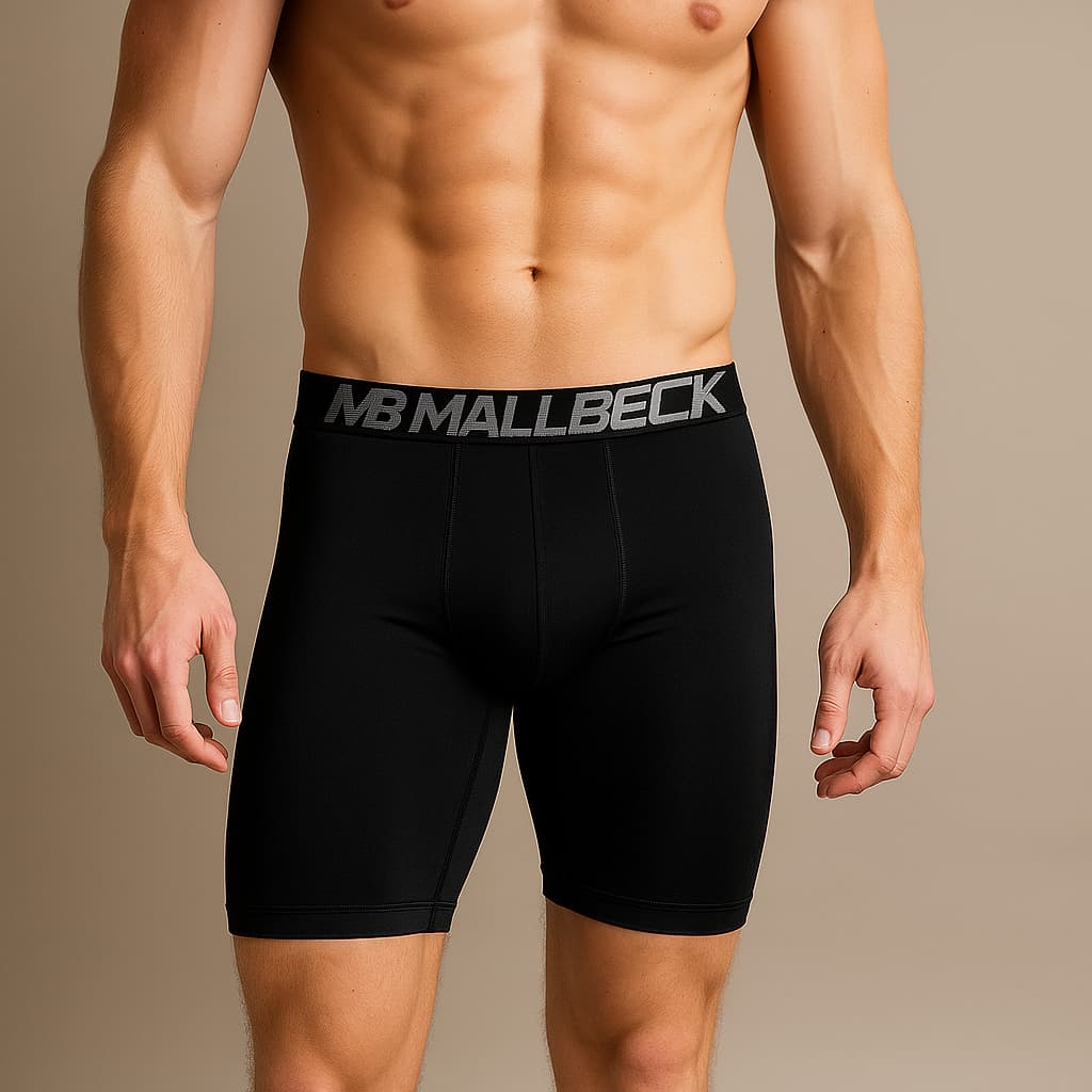 Kit 3 Cueca Bermuda Térmica Long Leg Short Masculino Ciclista Adulto