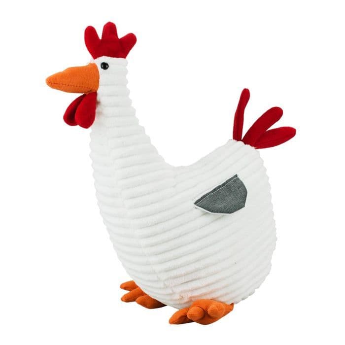 Bichinho de Pelúcia Galo Branco ou Marrom 33cm - Fofy Toys