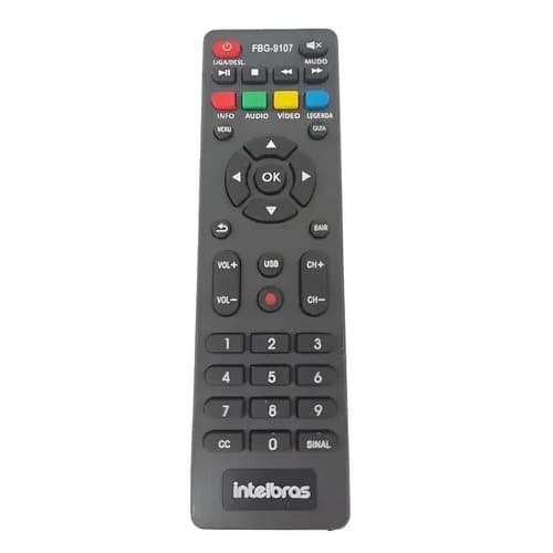 Controle Compatível Receptor Digital Intelbras 9107 - Fbg