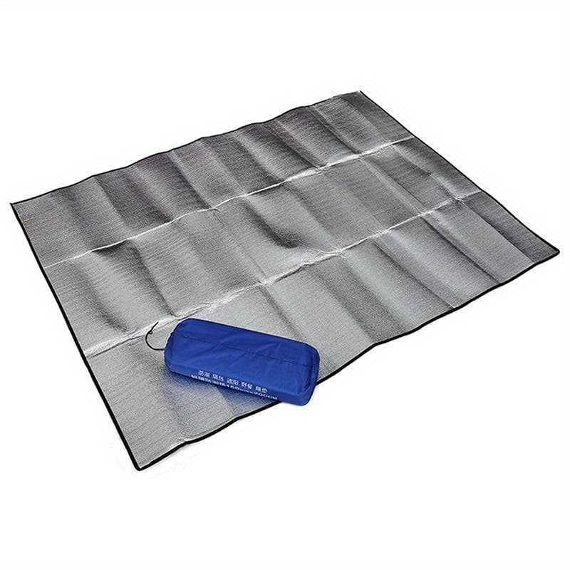 Isolante Manta térmico Aluminizado para camping pesca Yoga Pilates Dobrável com Bolsa Portátil
