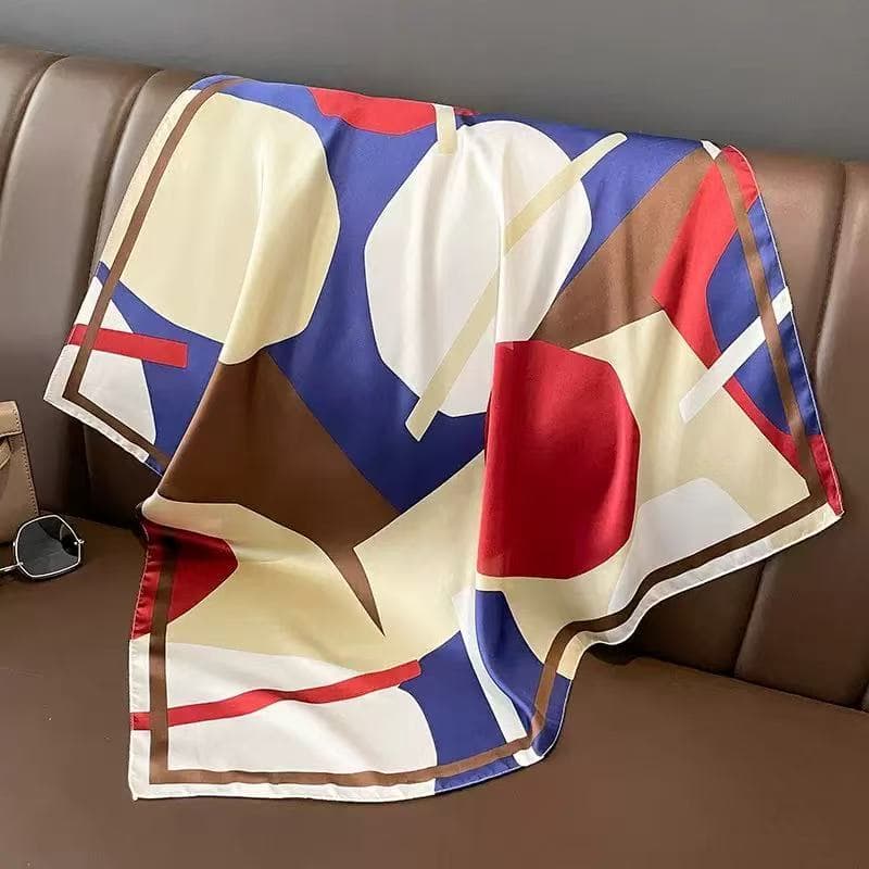 Lenço Cetim Nova Tendência Diversas Estampas  90x90 Novidade ESTAMPADO