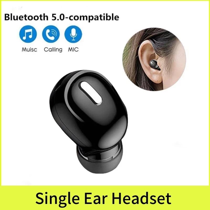Mini Fone De Ouvido Intrauricular Sem Fio Com Bluetooth 5.0 X9/Mãos Estéreo Fones De Alta Qualidade TWS Para Jogos