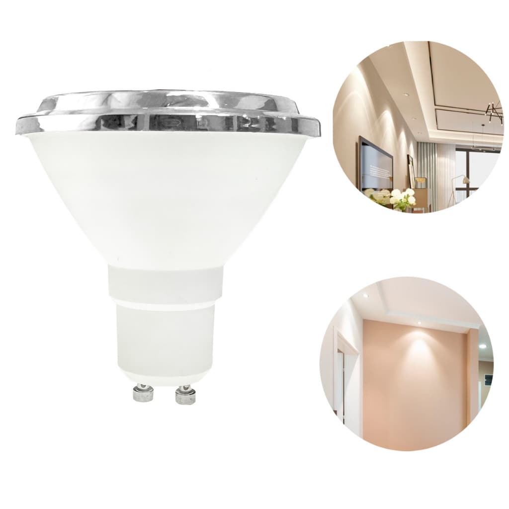 kit 5 Lâmpada Spot Led Ar70 4,8w Gu10 24° Graus Bivolt