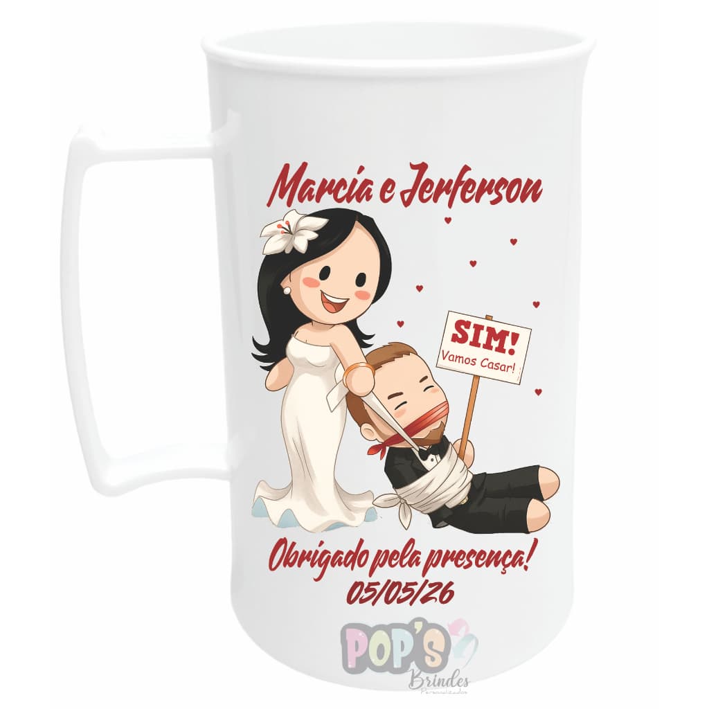 50 Caneca Acrílicas de Chopp 450 ml Personalizadas Qual quer Tema