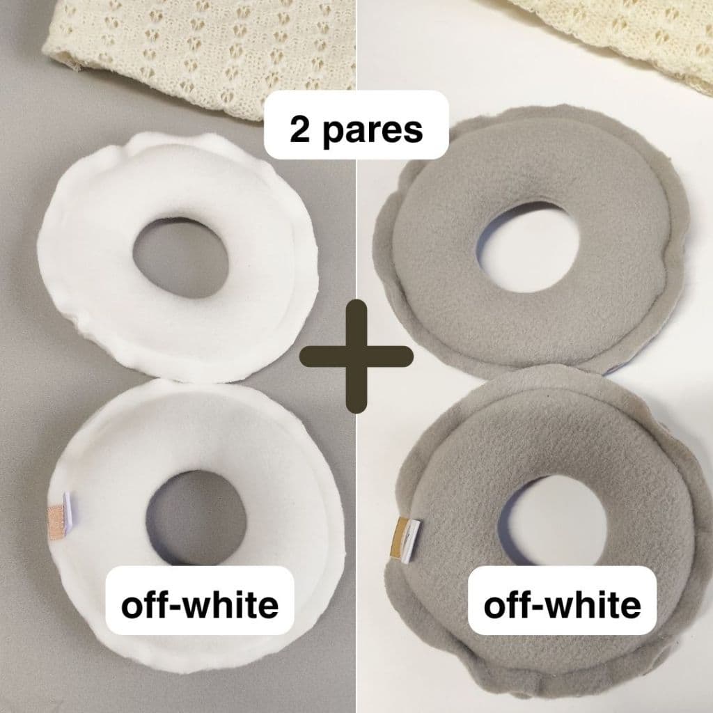 Kit 2 pares de Rosquinhas de amamentação protetores para seios