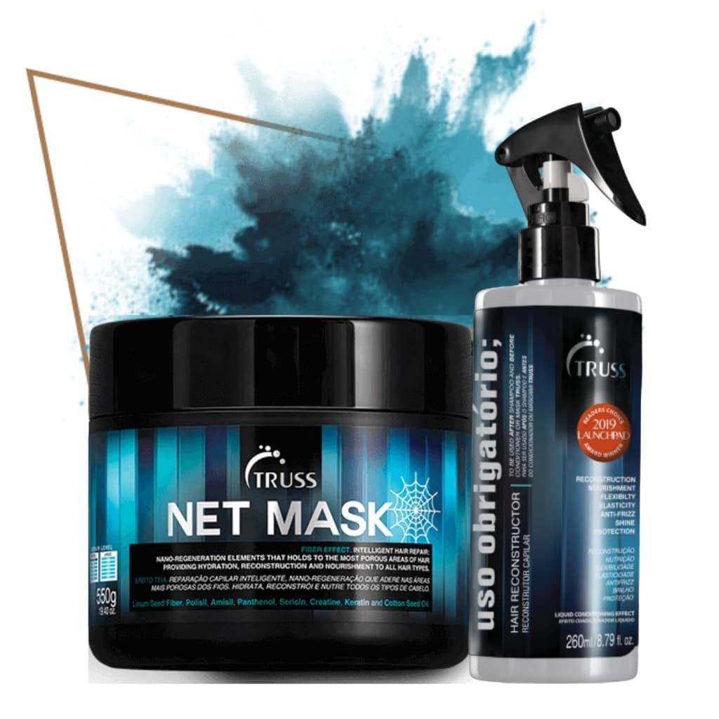 Spray 260ml + Máscara Net Mask 550g
