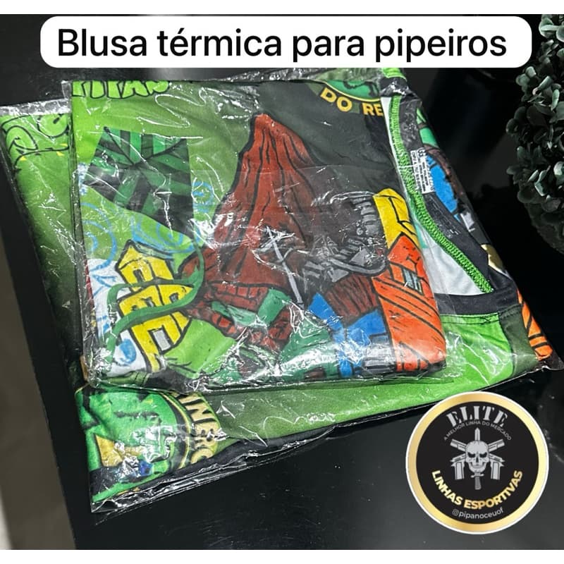 Blusa térmica para pipeiros.