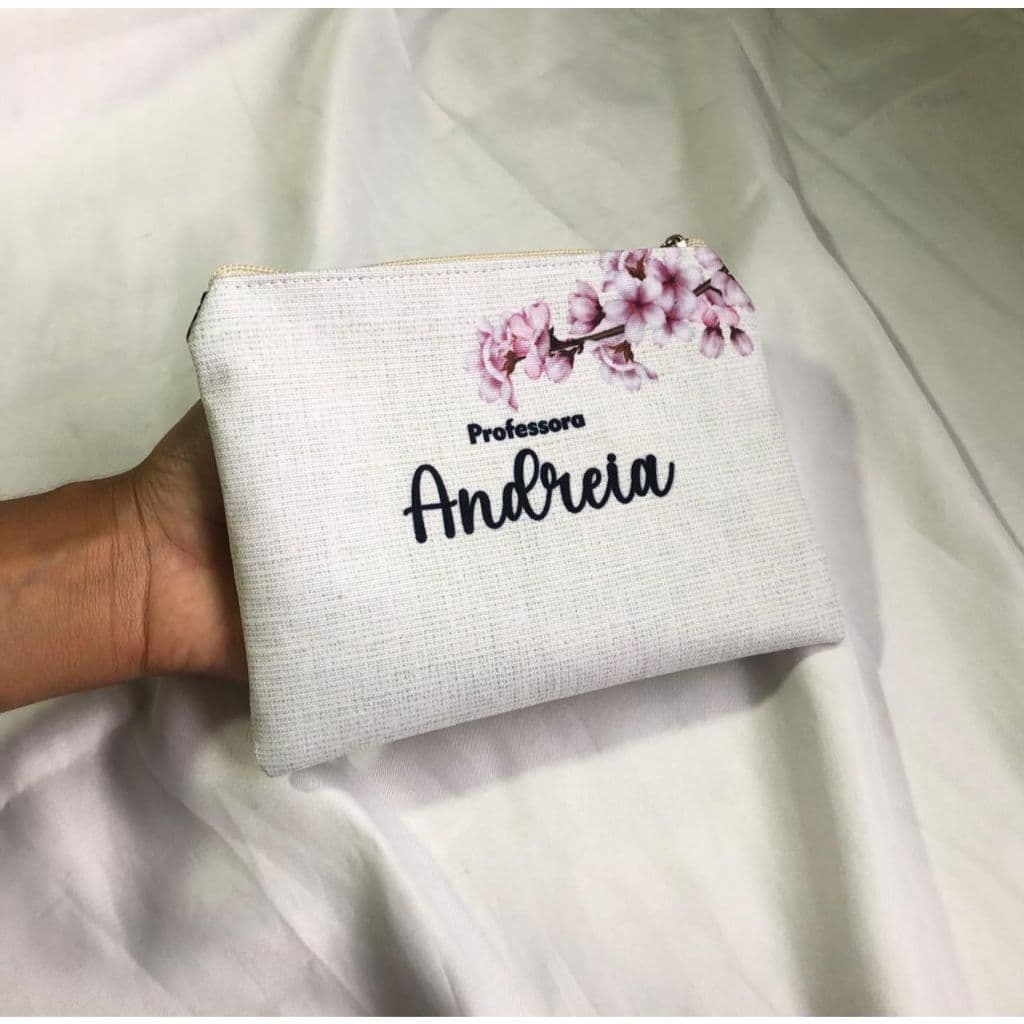 Necessaire para presentear Professora, binde, aniversário, presente.